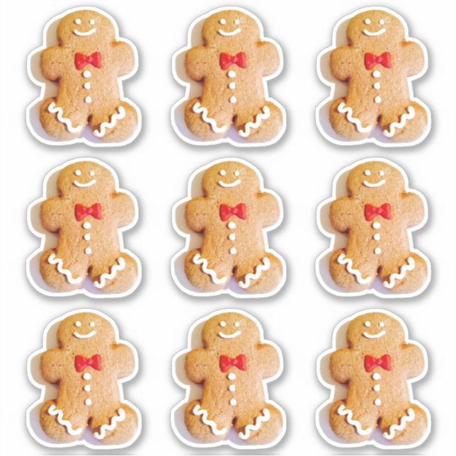 Sticker Cute Gingerbread Cookies 4Lauren (Devant)