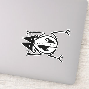Sticker Cute grenouille tribale art tribal