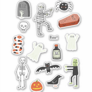 Sticker Cute Halloween