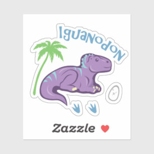 Sticker Cute Iguanodon