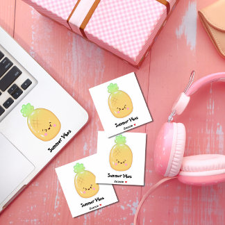 Sticker Cute Kawaii ananas Gummi Fruit
