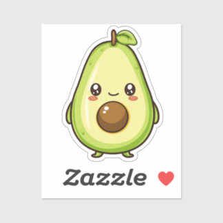 Sticker Cute Kawaii Avocado