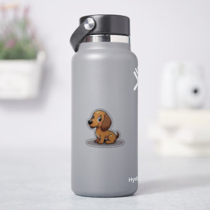 Sticker Cute Kawaii Dachshund, Charmeur Adorable, Petit