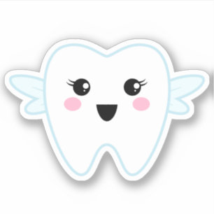 Sticker Cute kawaii fée des dents