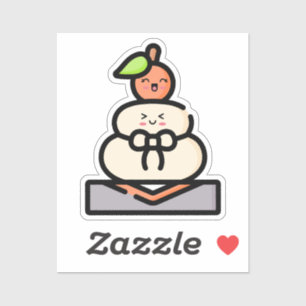 Sticker Cute Kawaii Kagami Mochi