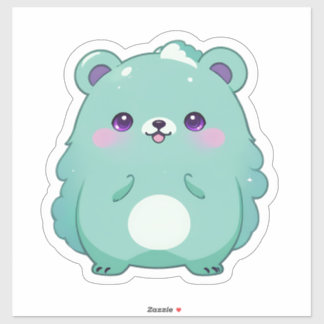 Sticker Cute Kawaii Teddy Bear
