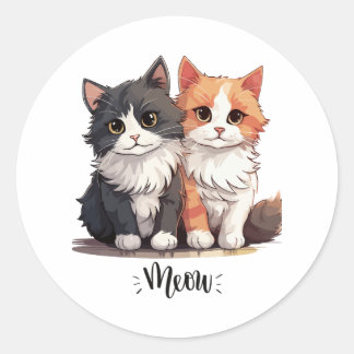 Sticker Cute Kitten