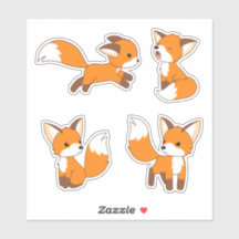 Cute Little Fox, Set 4