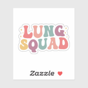 Sticker Cute Lung Squad