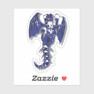 Sticker Cute Monster Dragon