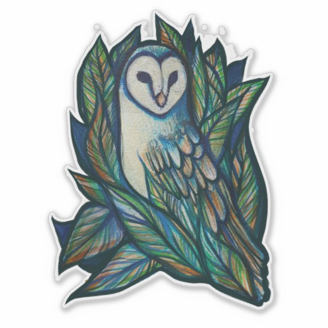 Sticker Cute Owl (Devant)