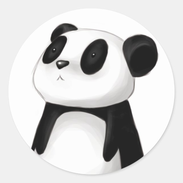 Sticker Cute Panda (Devant)