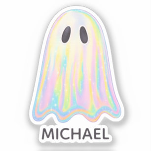 Sticker Cute Pastel Rainbow Ghost Éffrayant esthétique