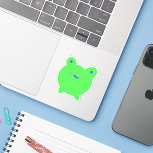 Sticker Cute Petite Grenouille verte