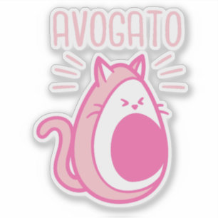 Sticker Cute rose Avocado