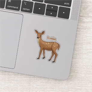 Sticker Cute spotted of er cartoon