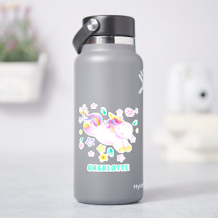 Sticker Cute Unicorn - Personnalisé Lavender Kids Classic