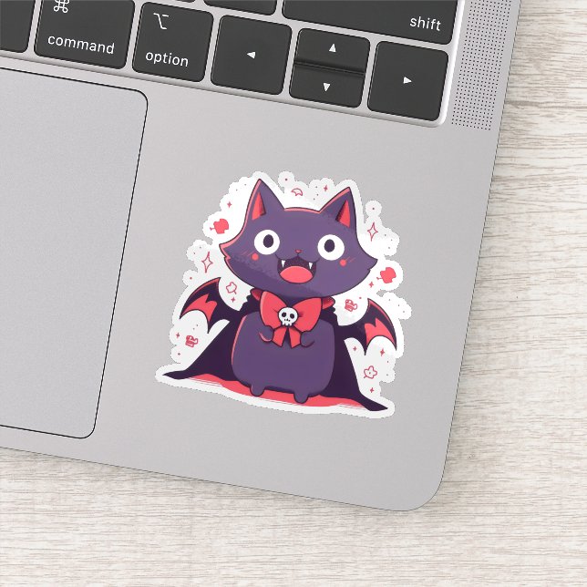 Sticker Cute vampire (Détail)