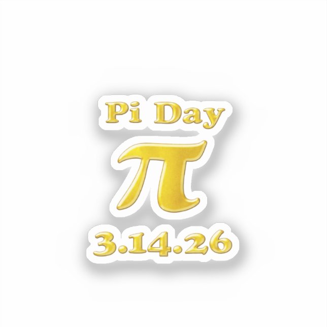 Sticker Cutie 3.14 Pi Day (Recto)