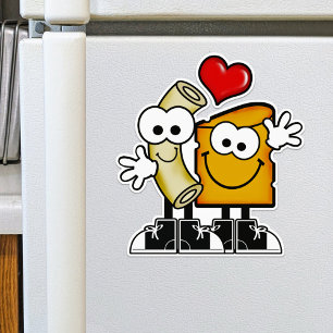 Sticker Cutie Cartoon Mac 'n Fromage Vinyl