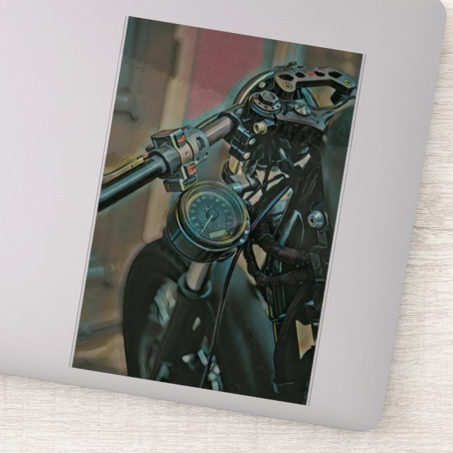 Sticker Cycle moteur (Détail)