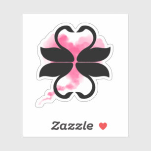 Sticker Cygnes Amour