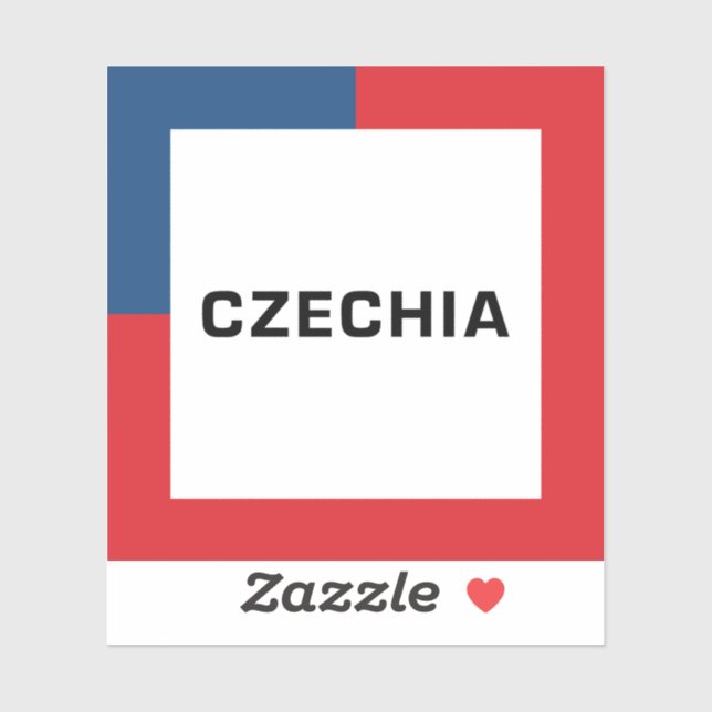 Sticker Czechia 01A (Feuille)