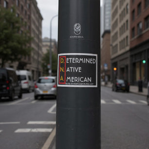 Sticker D.N.A. (RYBW) - Déterminé Amérindien