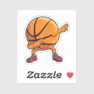 Sticker Dabbing Basketball Ball Funny Boys Hommes Femmes S