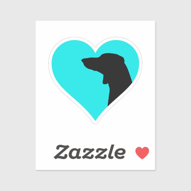 Sticker Dachshund (Feuille)
