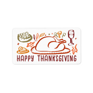 Sticker d'action de Bon thanksgiving de Whimssel