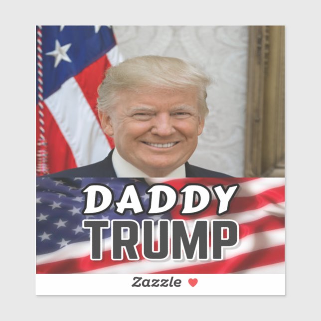 Sticker Daddy Trump (Feuille)