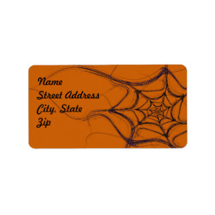 Sticker d'adresse Arrière - plan Web Fractal Spid