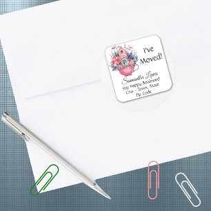 Sticker d'adresse de 1,5 ou 3 pouces