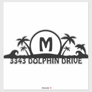 Sticker d'adresse de boîte aux lettres personnalis