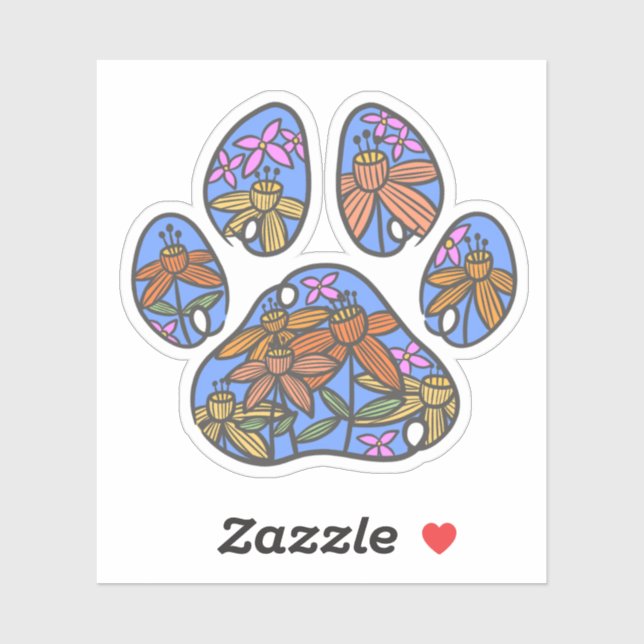Sticker Daffodique Paw (Feuille)