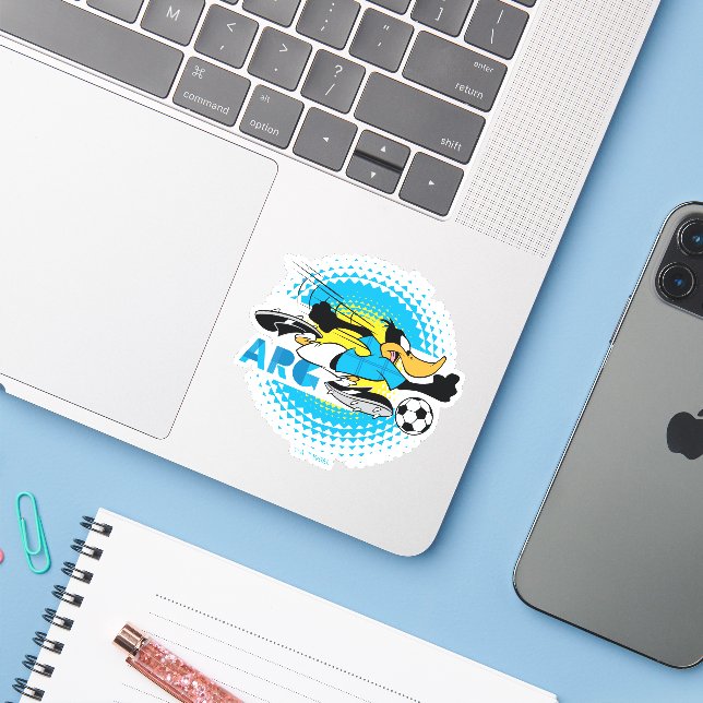 Sticker DAFFY DUCK™ Team Argentina Soccer Graphic (Ordinateur portable avec iPhone)