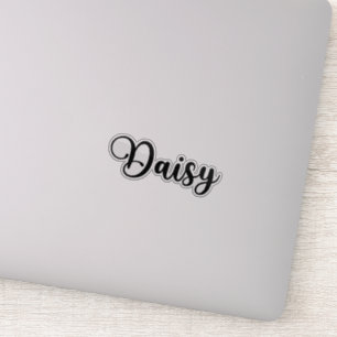 Sticker Daisy Name - Calligraphie manuscrite