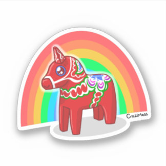 Sticker Dalacorn Rainbow