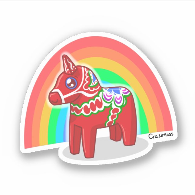 Sticker Dalacorn Rainbow (Devant)