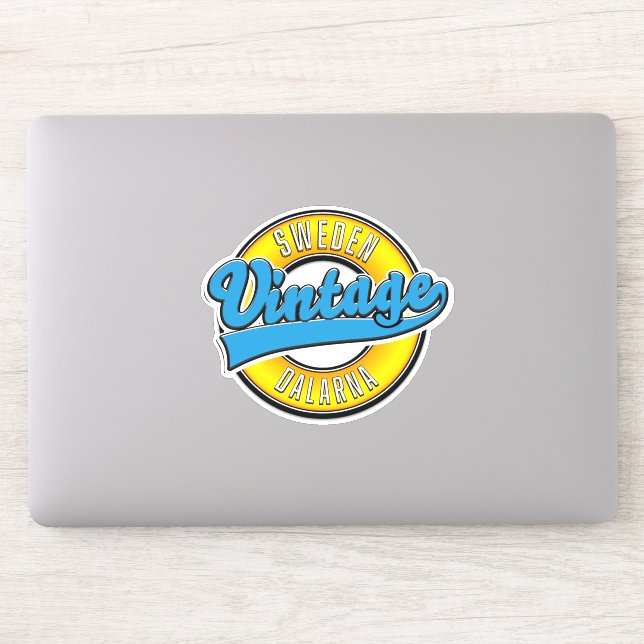 Sticker Dalarna Suède vintage (Ordinateur)