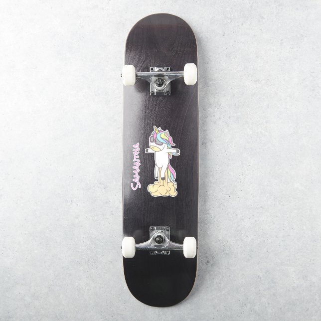 Sticker d'alimentation Unicorn Skateboard (Skateboard)