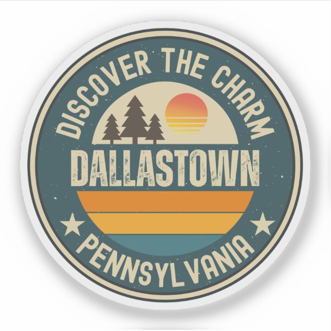 Sticker Dallastown, Pennsylvanie (Devant)