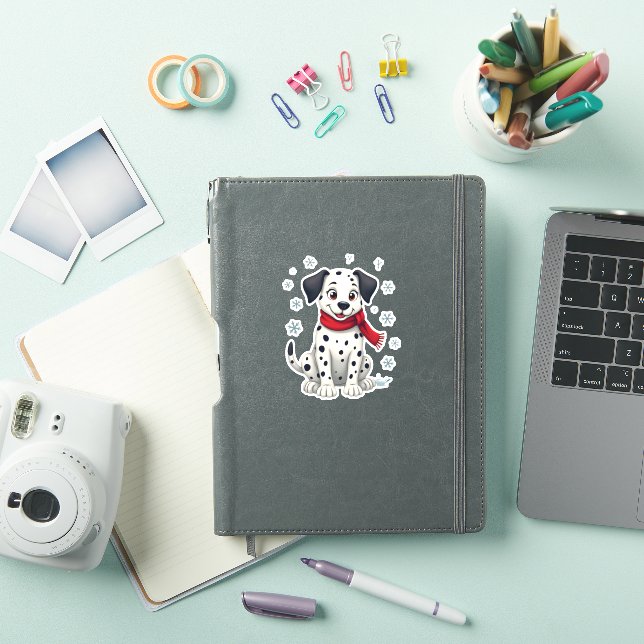 Sticker Dalmatie Snowy Fun (Couverture iPad)
