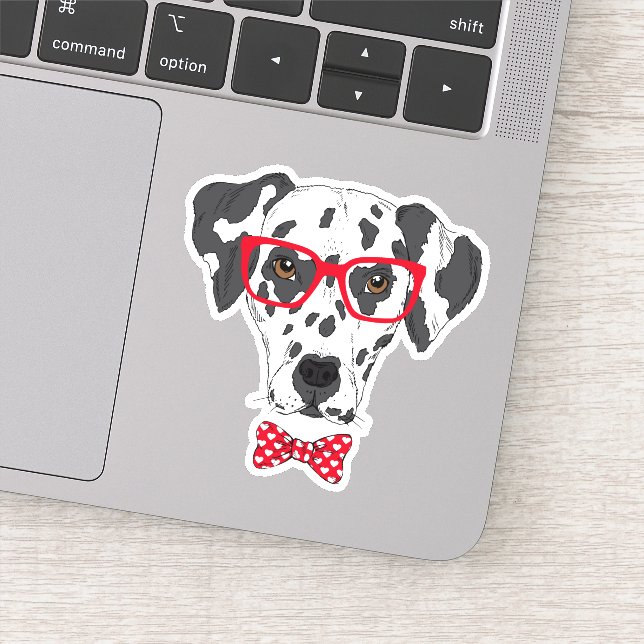 Sticker Dalmatien fashionable (Détail)