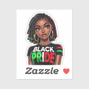 Sticker Dame de Black Pride