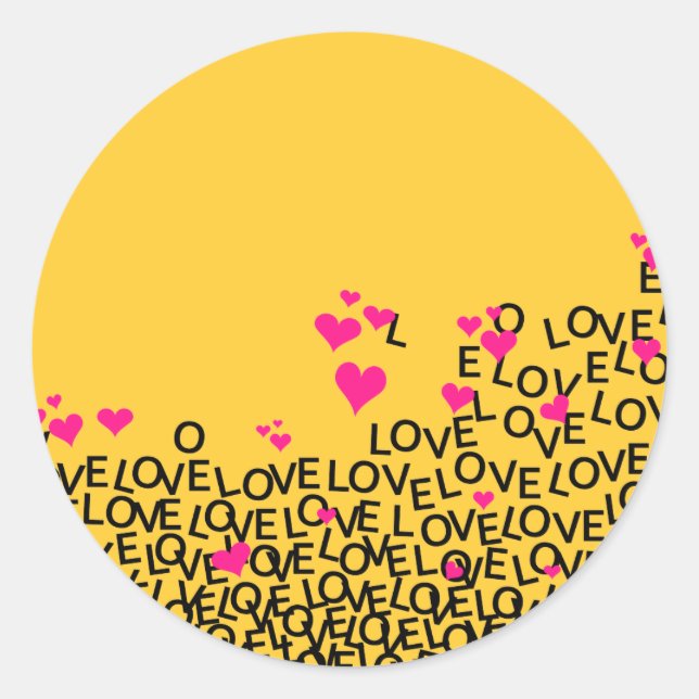 Sticker d'amour de la Saint Valentin (Devant)