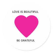 Sticker d'amour mignon du coeur