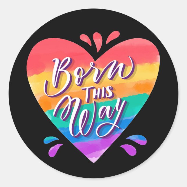 Sticker d'amour Rainbow Pride (Devant)