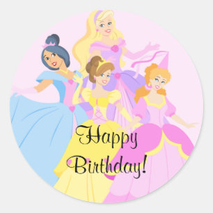 Sticker d'anniversaire de la princesse royale